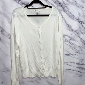 Kenneth Cole white cardigan